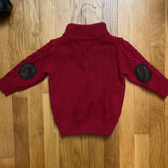 Baby GAP Red Cable-knit Sweater 12-18M - Picture 2 of 8